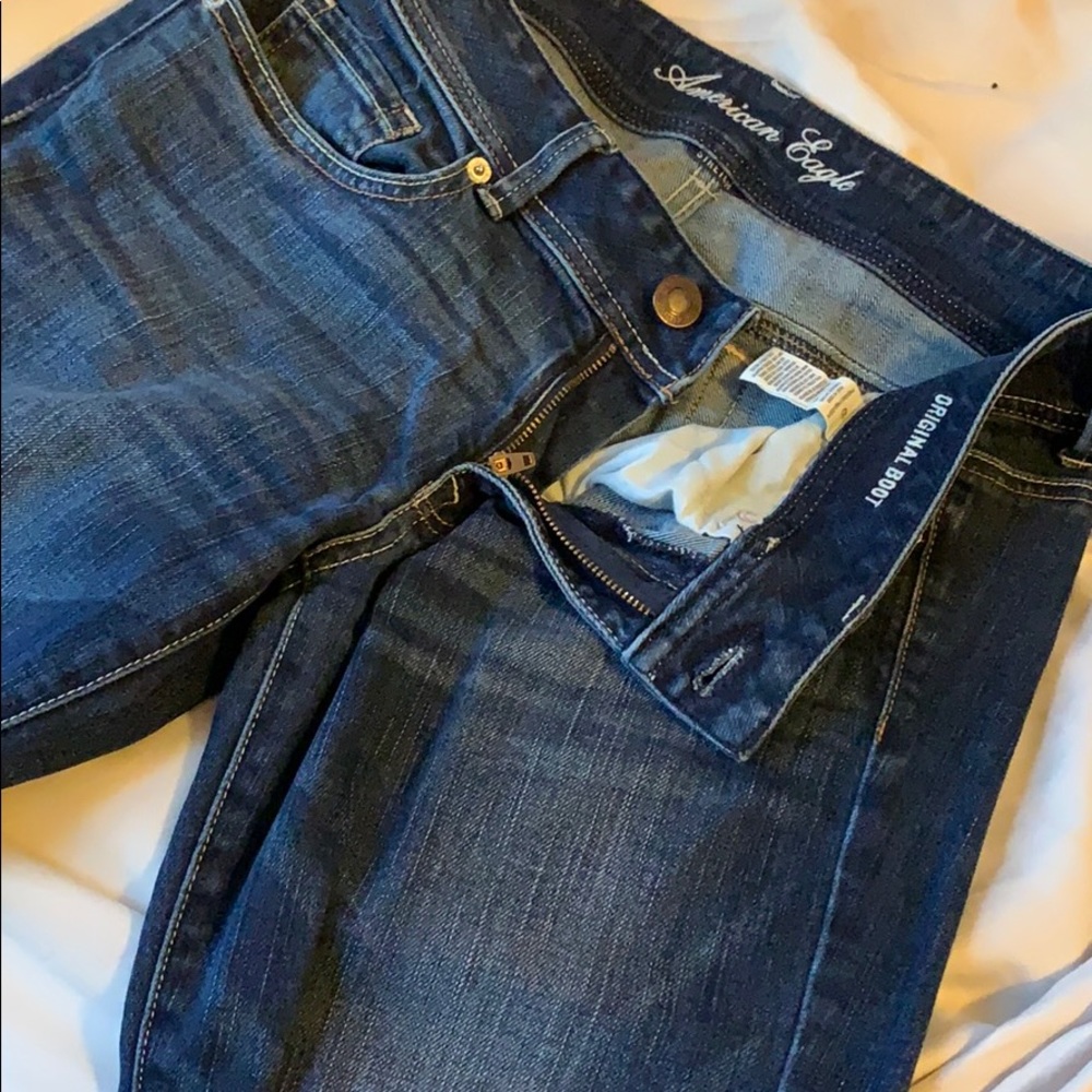 American eagle jeans original boot style size 6